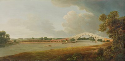 Old Walton Bridge by Francis Towne